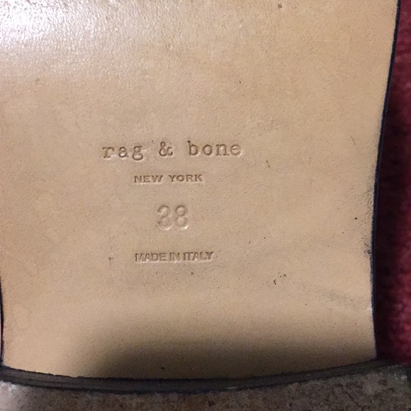 Rag & Bone Black Leather Shoes - Picture 7 of 8